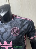 25-26 Inter Miami  Grey Black Special Edition Player Version Soccer Jersey