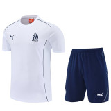 25-26 Marseille White Training Short Suit