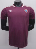 25-26 Bayern Brown Red Casual Edition Player Version Training shirts
