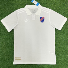25-26 Colo-Colo 100th Anniversary White Fans Soccer Jersey