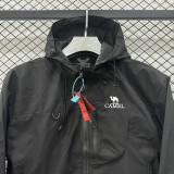 2025 Camel Black Outdoor Jackets #Y007冲锋衣