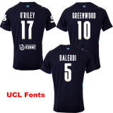 25-26 Marseille Away Kids Soccer Jersey