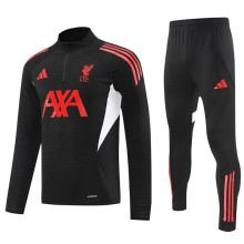 25-26 LIV Black Half Pull Tracksuit (半拉链)