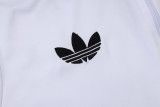 25-26 Germany White Kids Half Pull Tracksuit #E25115(童装)(半拉链)