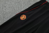 25-26 Man Utd White Half Pull Tracksuit (半拉链)