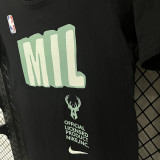 T115 Bucks MIL Black High Quality Casual T-Shirt