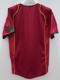 2004 Portugal Home Retro Soccer Jersey