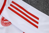 25-26 Bayern White Polo Tracksuit #C2516