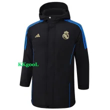 24-25 RMA Black Hooded Windbreaker Fabric Cotton Coat #G212
