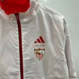 25-26 Sevilla Red & White Double Sided Windbreaker (双面风衣)