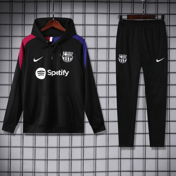 24-25 BAR Black Hoodie Tracksuit (卫衣套装)