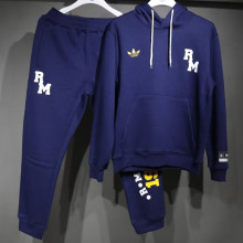 24-25 RMA Royal blue Hoodie Tracksuit (High Quality)(卫衣套装)