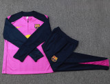 25-26 BAR Purple Half Pull Tracksuit #B2504(半拉链)