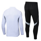 2025 AD White Half Pull Tracksuit #06(半拉链)