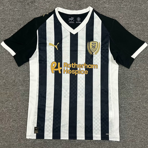 25-26 Rotherham United Third Fans Soccer Jersey