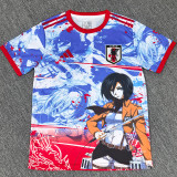 25-26 Japan Blue Red Special Edition Fans Soccer Jersey