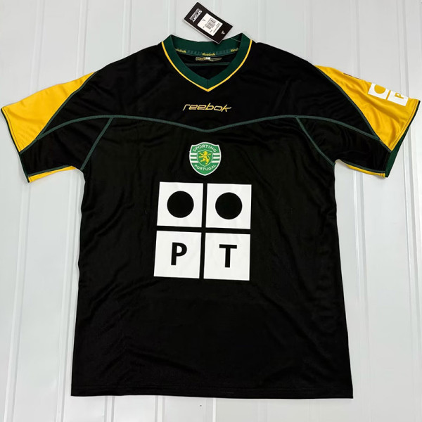2002-2003 Sporting Lisbon Away Retro Soccer Jersey