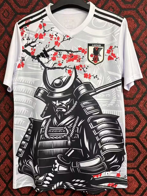 24-25 Japan White Special Edition Fans Soccer Jersey (梅花武士)