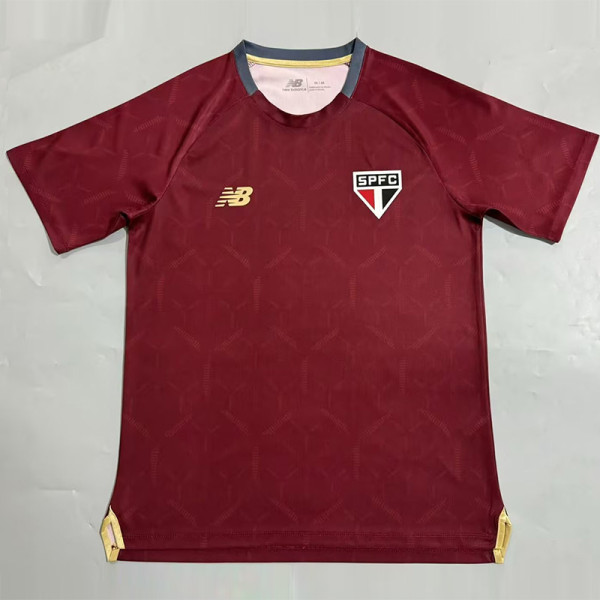25-26 Sao Paulo Brown Red Training shirts