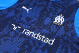 25-26 Marseille Royal blue Half Pull Tracksuit (半拉链)