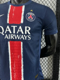 24-25 PSG Home (Have Stars) Player Version Soccer Jersey (前后星)