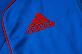 25-26 Man Utd Fancy blue Kids Half Pull Tracksuit #E25102(童装)(半拉链)