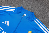 25-26 RMA Lake blue Kids Half Pull Tracksuit #E25128(童装)(半拉链)
