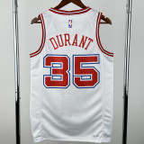 23-24 ROCKETS DURANT #35 White City Edition Top Quality Hot Pressing NBA Jersey