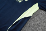 25-26 RMA  Royal blue Kids Half Pull Tracksuit #E2539(童装)(半拉链)