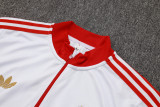 25-26 Bayern White Half Pull Tracksuit #B2520(半拉链)
