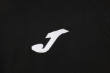 2025 JOM Black Half Pull Tracksuit (半拉链)