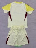 25-26 Los Angeles Light Yellow GoalKeeper Kids Soccer Jersey