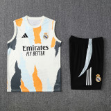 25-26 RMA White Tank top and shorts suit