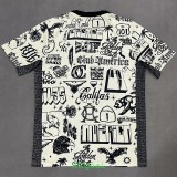 24-25 Club America Beige Black Training shirts