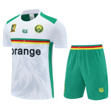25-26 Cameroon White Training Short Suit