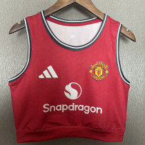 25-26 Man Utd Home Women Yoga Vest (女)