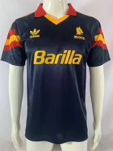1991-1992 Roma Third Retro Soccer Jersey
