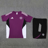25-26 Man Utd Purple Training Short Suit