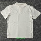25-26 Palmeiras White Polo Short Sleeve