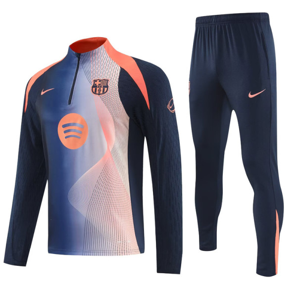 25-26 BAR Royal blue Half Pull Tracksuit (半拉链)