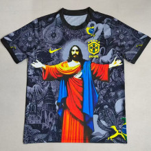 25-26 Brazil Black Red Special Edition Fans Soccer Jersey