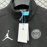 25-26 PSG Jordan Black Outdoor Jackets #RK901软料