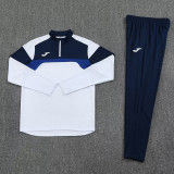 2025 JOM White Half Pull Tracksuit #813(半拉链)