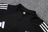 25-26 Argentina Black Half Pull Tracksuit (半拉链)