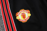 25-26 Man Utd Black Red Kids Jacket Tracksuit #E25105(童装)