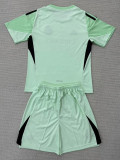 25-26 RMA Green GoalKeeper Kids Soccer Jersey