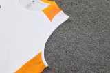 2024 AD White Tank top and shorts suit