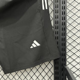 D333 AD Black Casual Short Pants