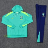 24-25 Brazil Light green Hoodie Tracksuit (卫衣套装)