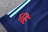 24-25 Flamengo Royal blue Tank top and shorts suit